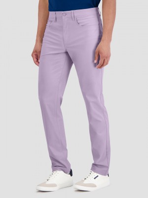 Ben Sherman 4Way Stretch Tech Regular Pants Purple | AGFYSU-321