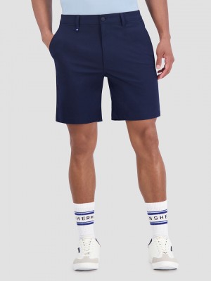 Ben Sherman 4Way Stretch Tech Shorts Navy | UWKFPX-379