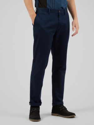 Ben Sherman Signature Slim Stretch Chino Pants Navy | JRWEIO-639