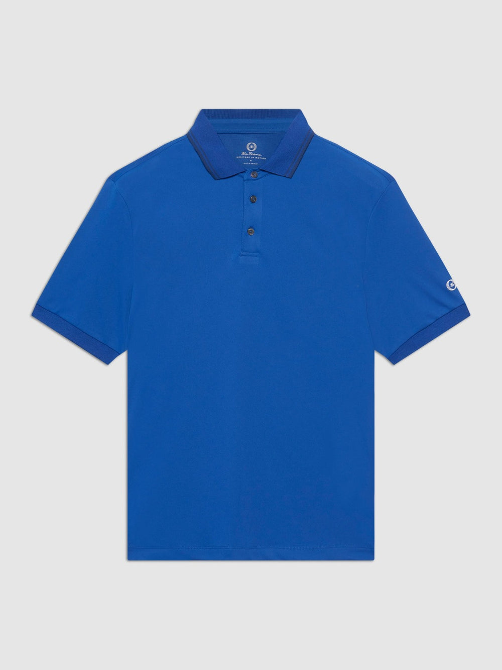 Ben Sherman 360 Motion Stretch Polo Shirts Blue / Royal | BSJGHT-280