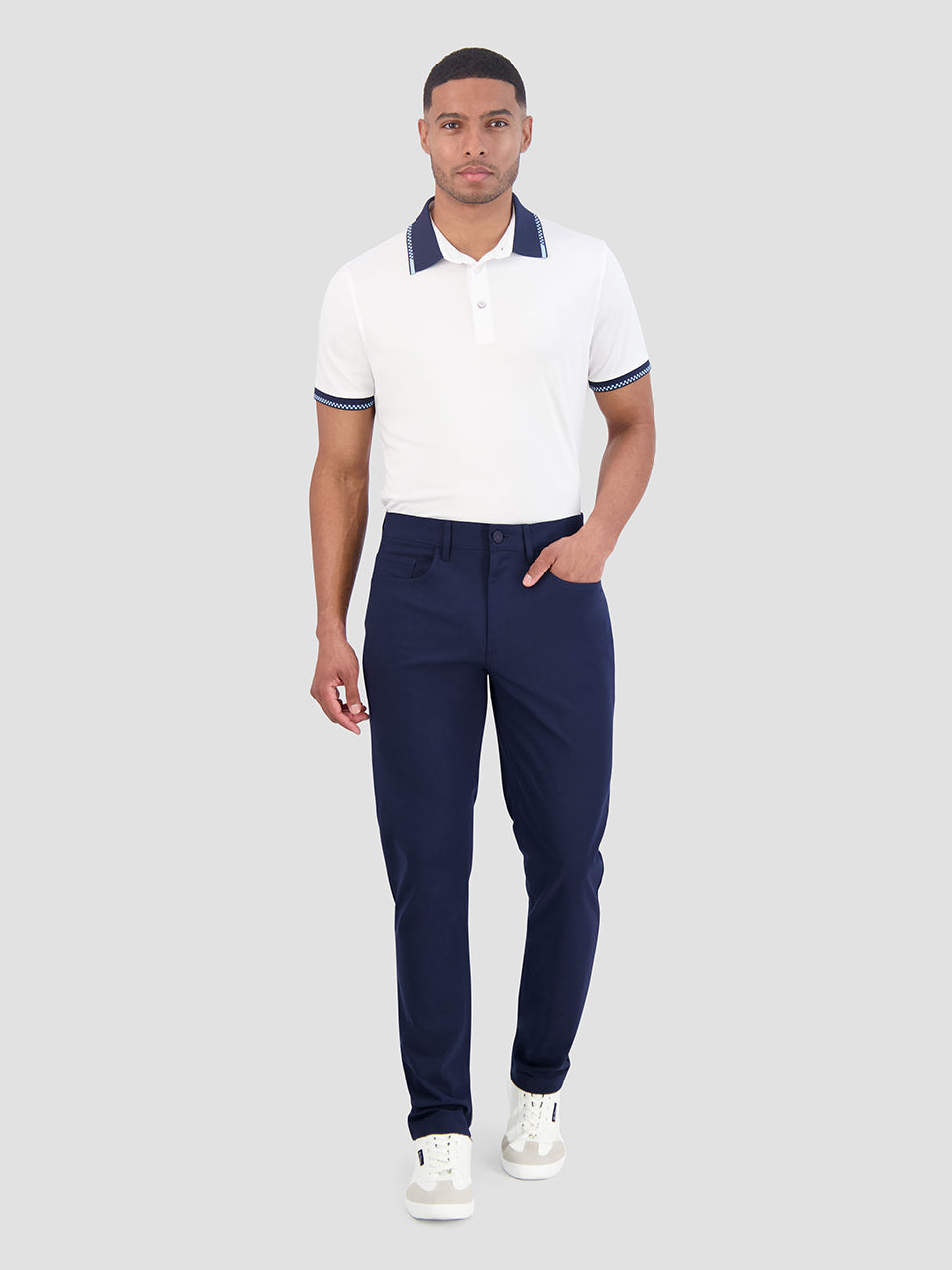 Ben Sherman 4Way Stretch Tech Long Pants Navy | ZVEGIL-380