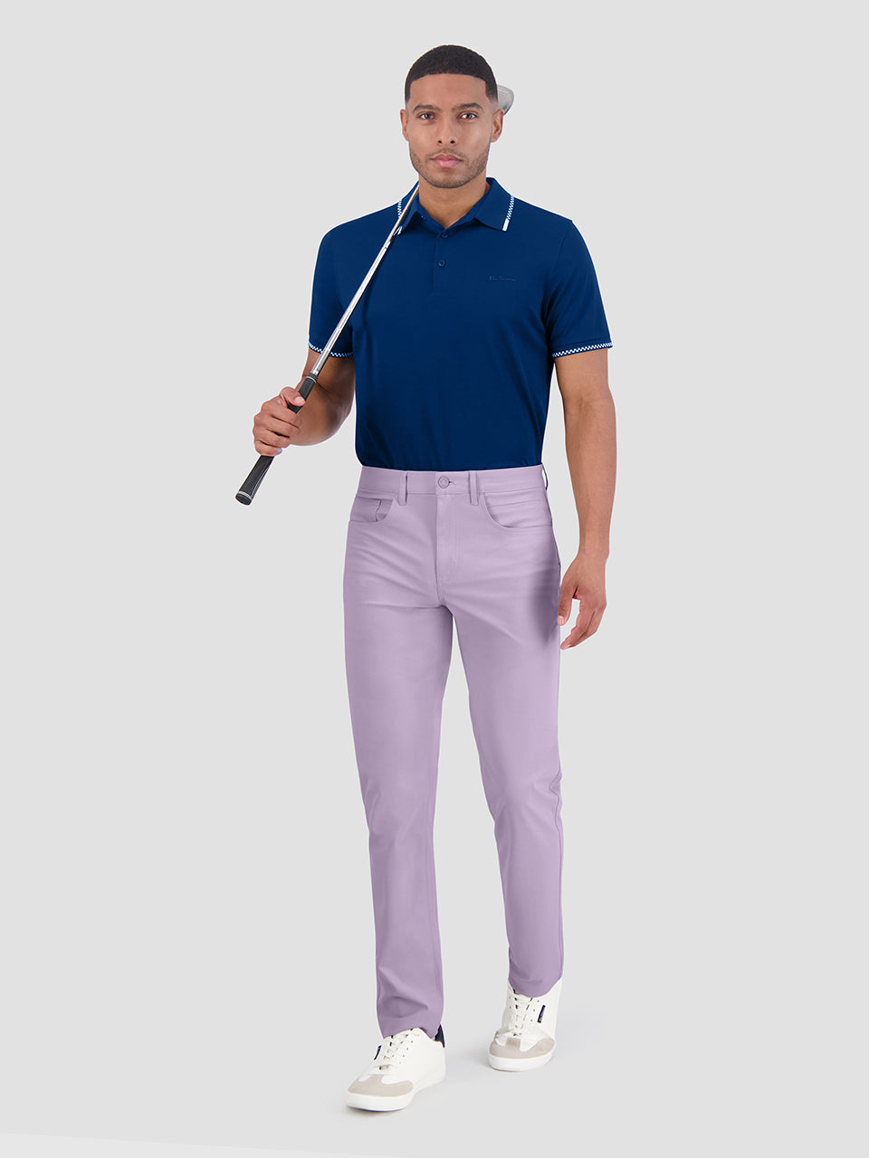 Ben Sherman 4Way Stretch Tech Long Pants Purple | NQPJUW-089