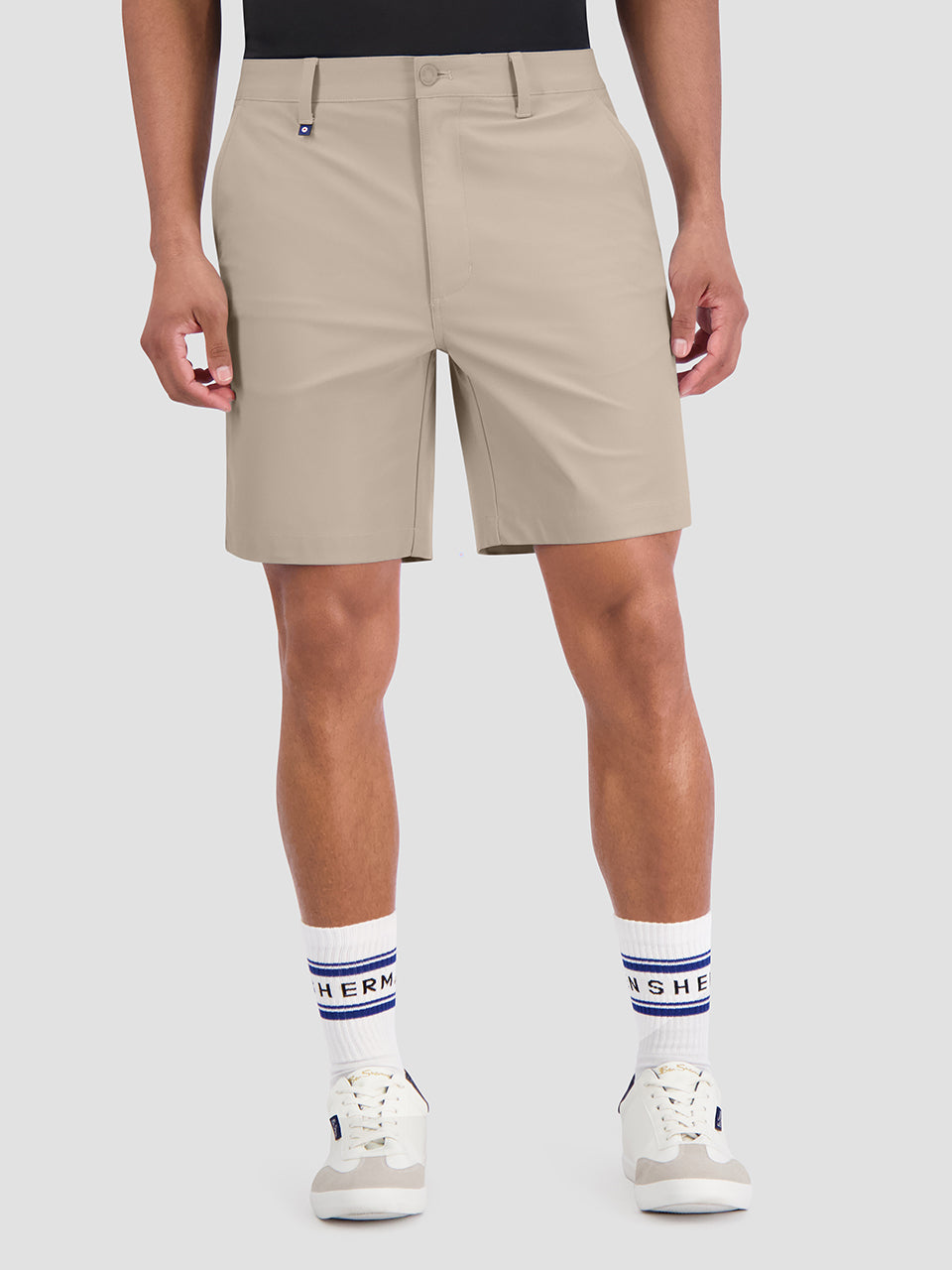 Ben Sherman 4Way Stretch Tech Shorts Khaki | CMOEWR-203