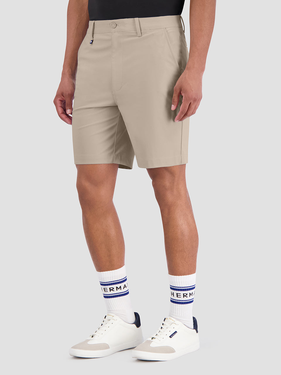 Ben Sherman 4Way Stretch Tech Shorts Khaki | CMOEWR-203