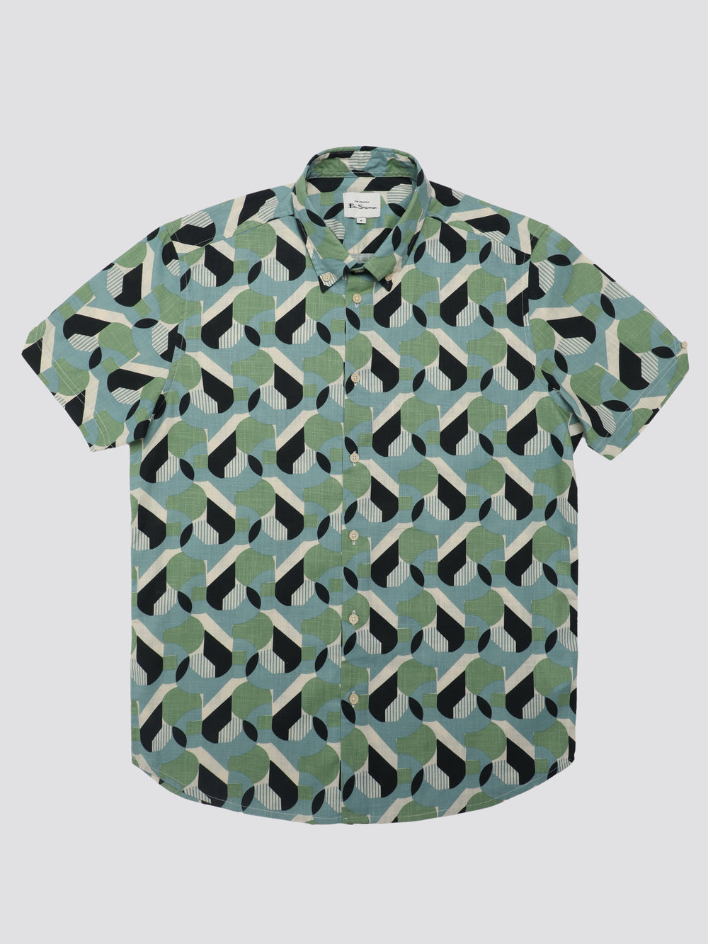 Ben Sherman Art Deco Shirts Green | KBZIAO-164