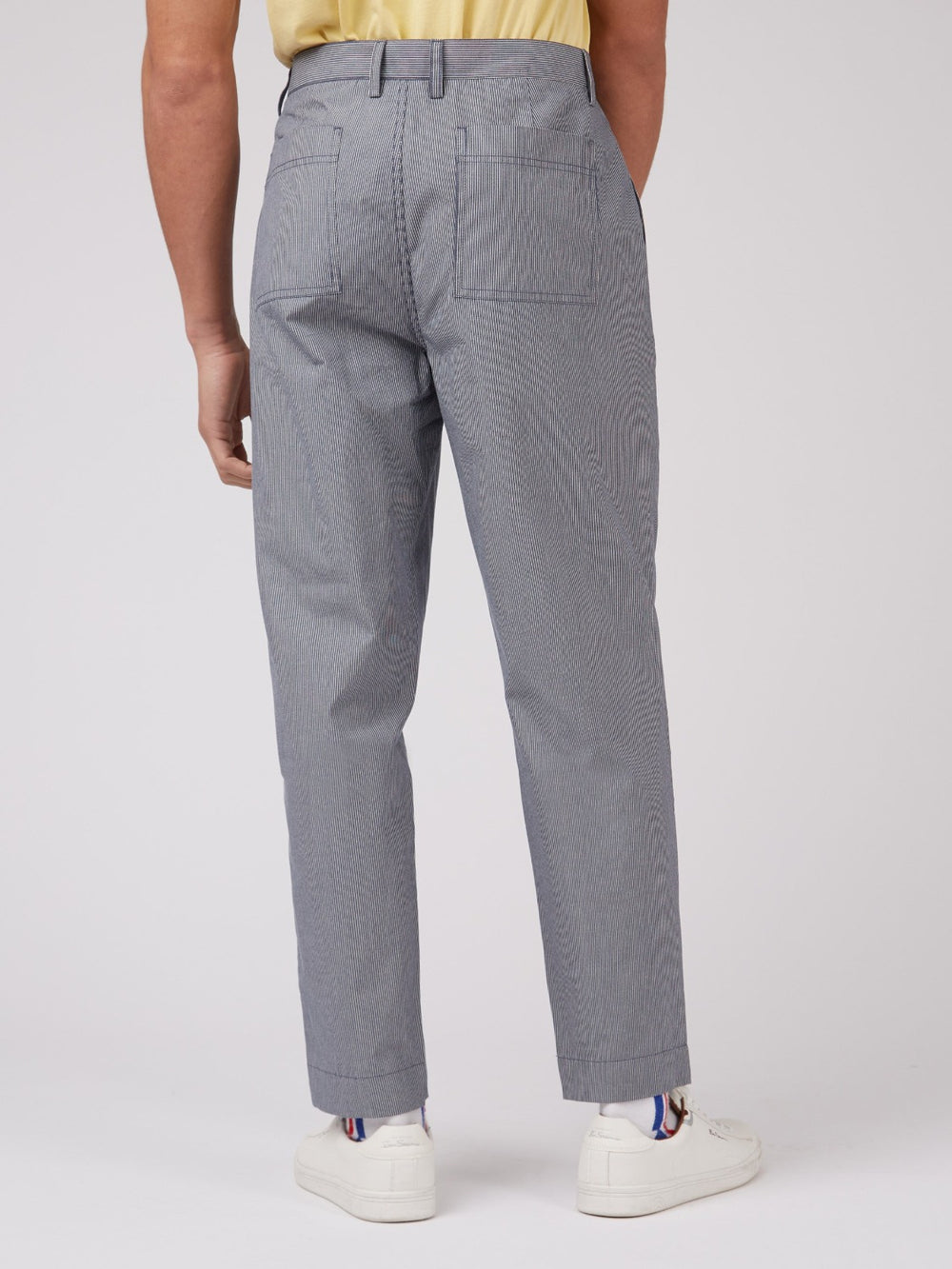 Ben Sherman B by Ben Sherman Cotton Taper Pants Blue Grey | LIHEKX-743