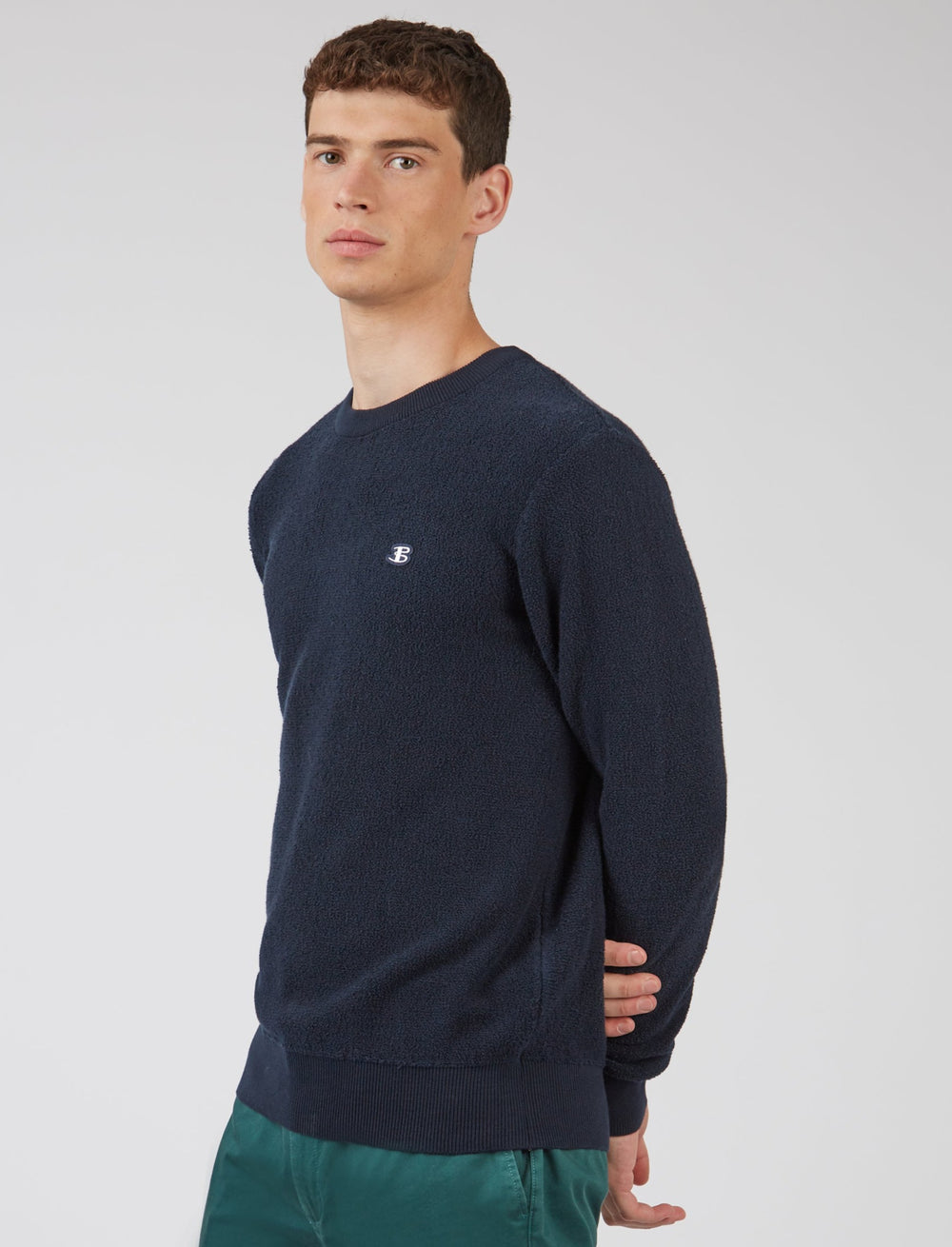 Ben Sherman B by Ben Sherman Crewneck Knitwear Navy | PCTALM-386