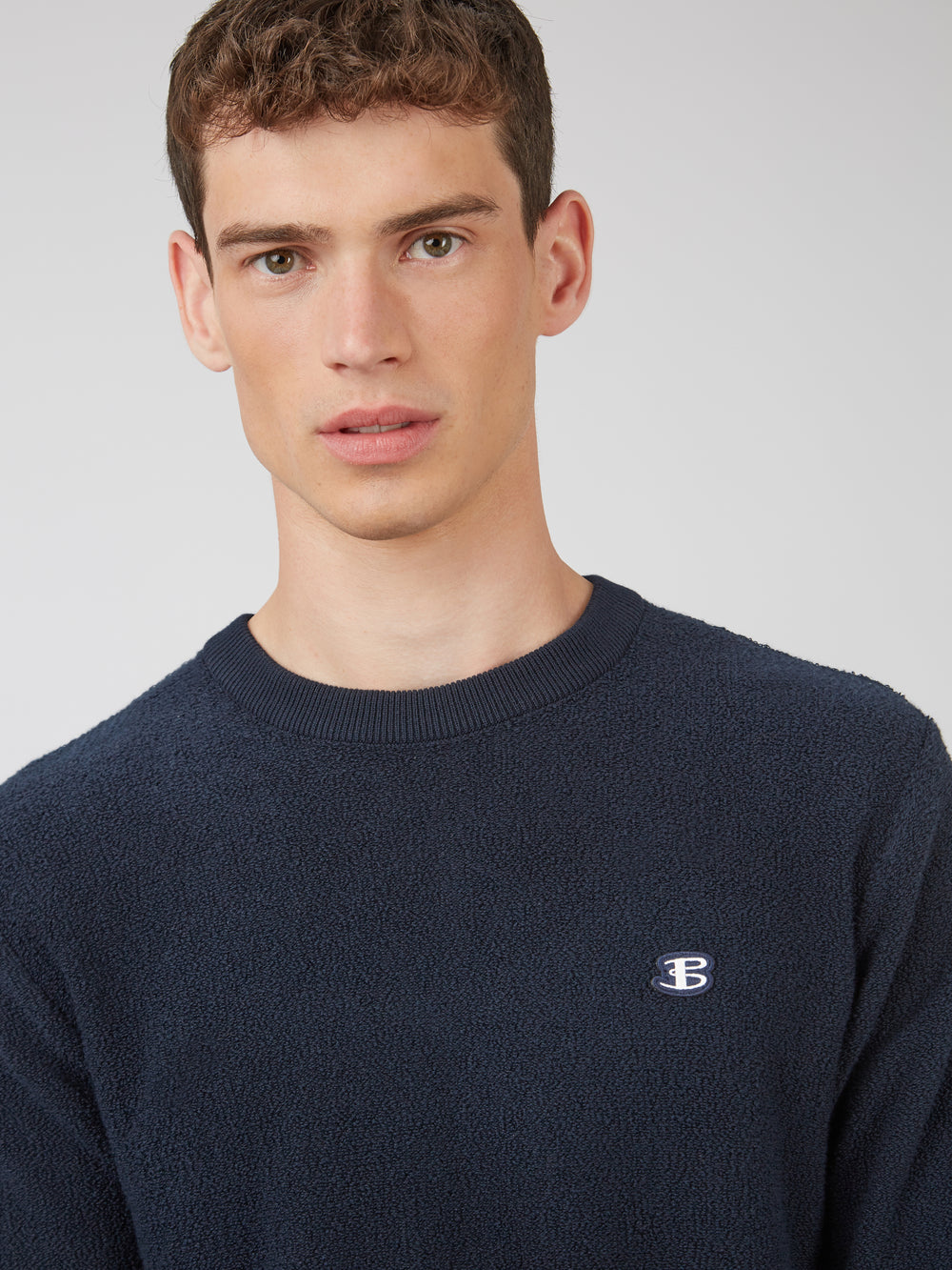 Ben Sherman B by Ben Sherman Crewneck Knitwear Navy | PCTALM-386