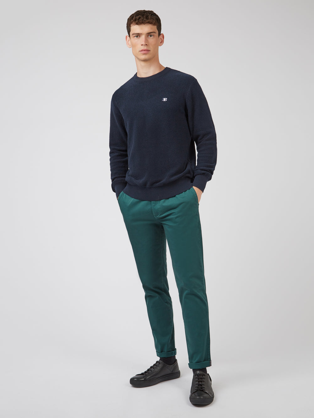 Ben Sherman B by Ben Sherman Crewneck Knitwear Navy | PCTALM-386