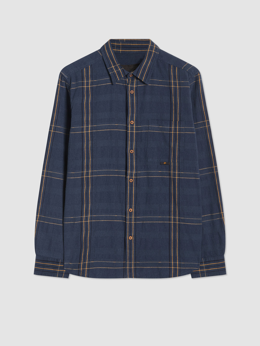 Ben Sherman B by Ben Sherman Indigo Check Shirts Indigo | ARFNDM-897