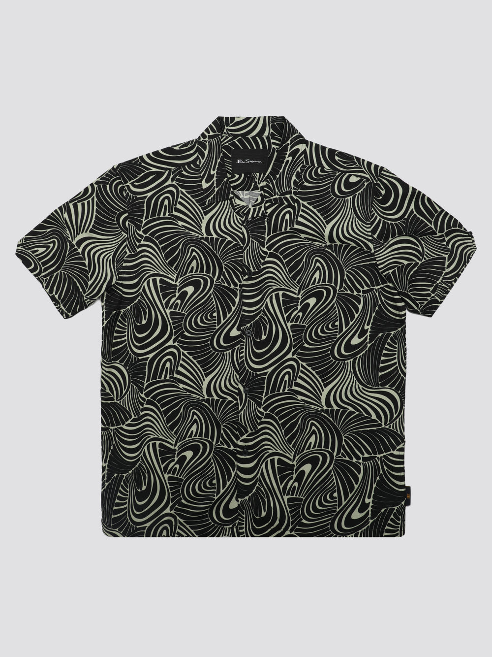 Ben Sherman B by Ben Sherman Psychedelic Swirl Print Shirts Mint | PXKSTF-793