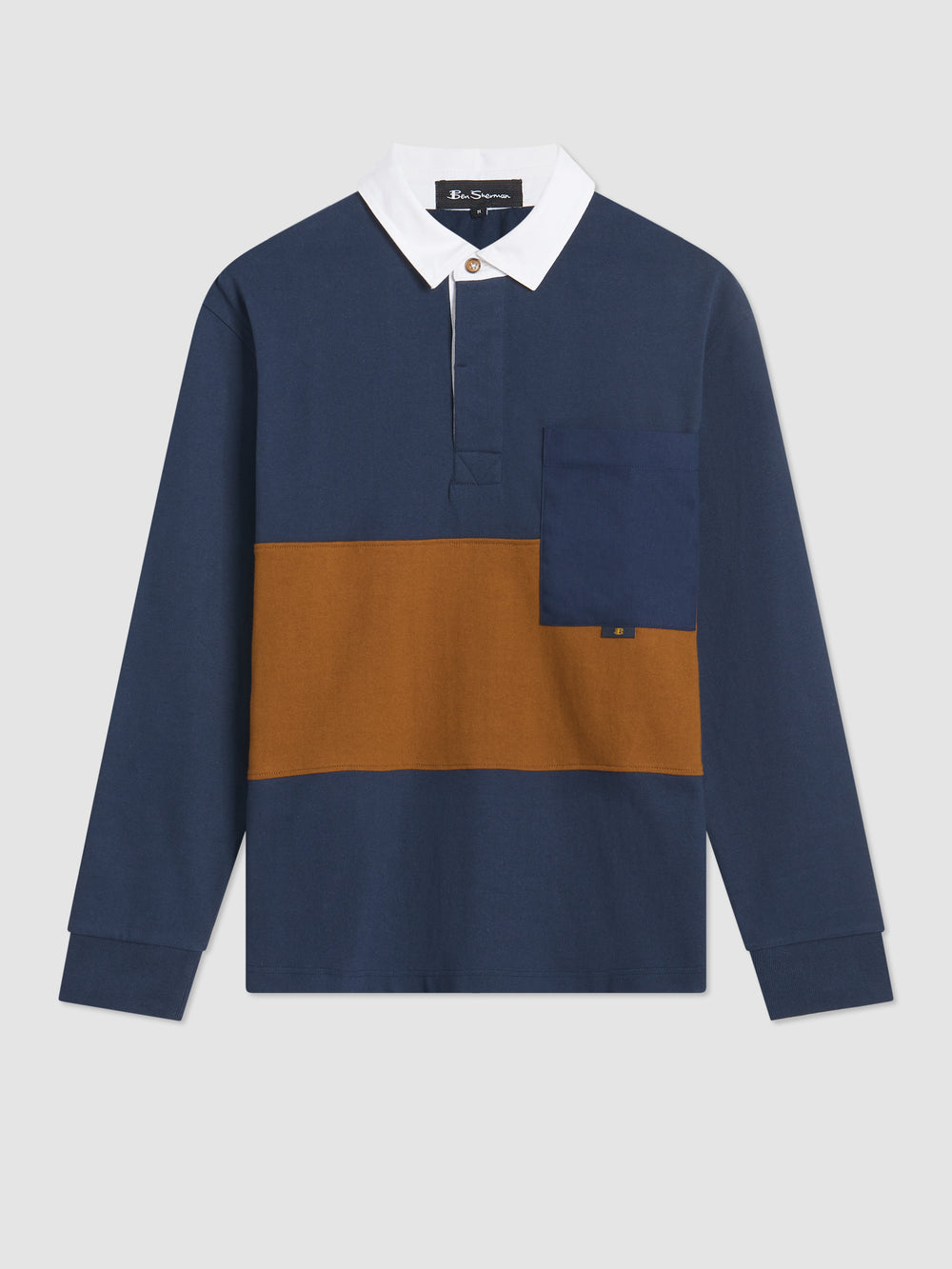 Ben Sherman B by Ben Sherman Rugby Polo Shirts Navy | NVDXTL-674