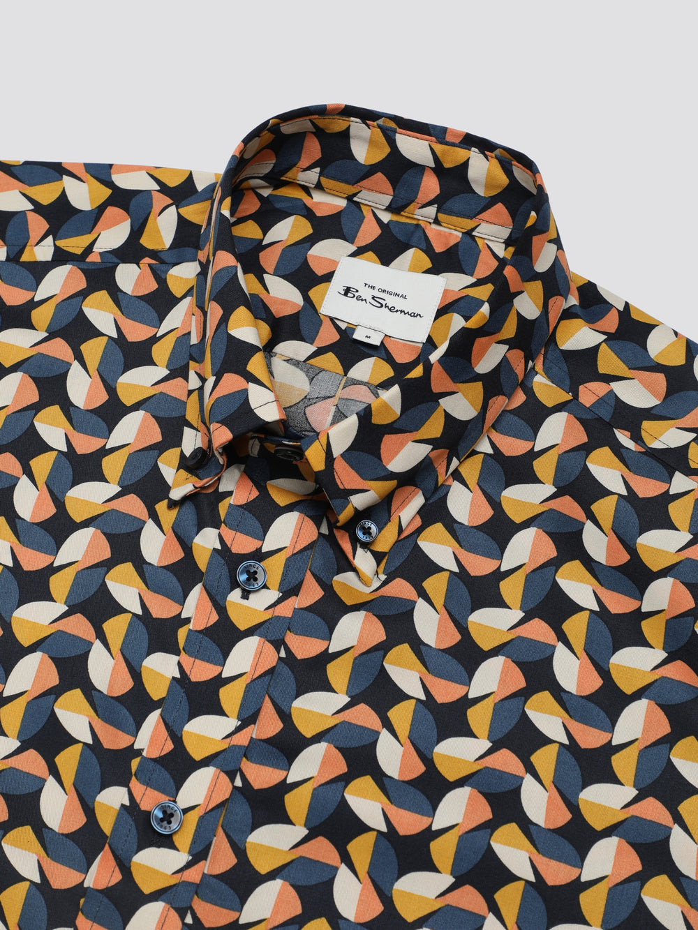 Ben Sherman Bahaus Geo Shirts Yellow | KNXILR-245