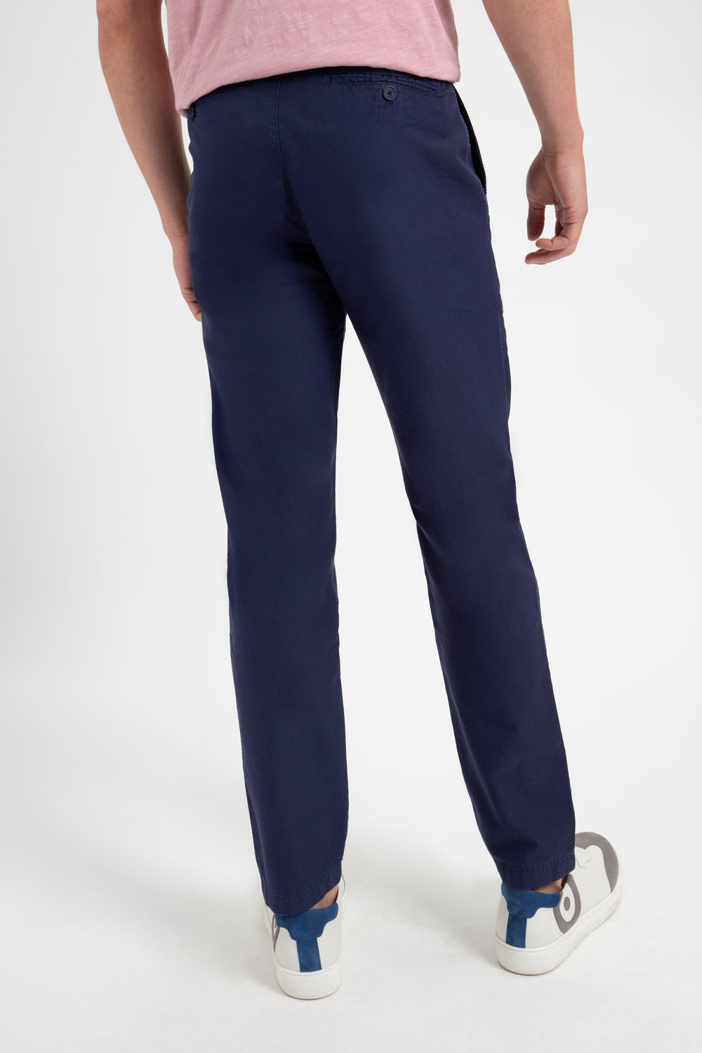 Ben Sherman Beatnik Oxford Slim Taper Garment Dye Chino Pants Navy | YEOXDZ-914