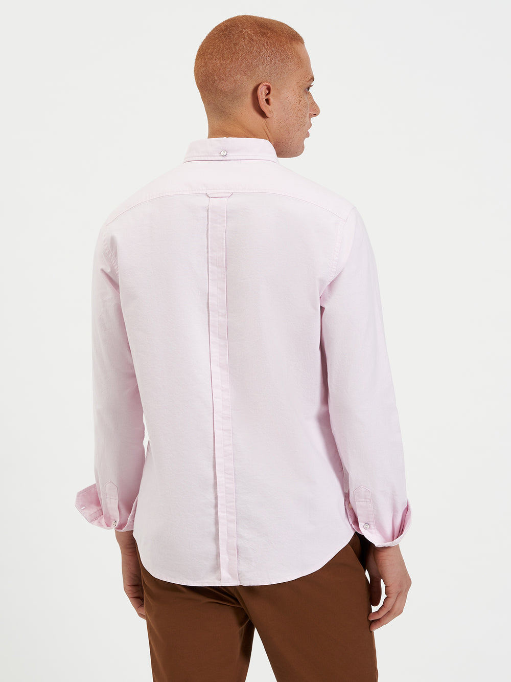 Ben Sherman Brighton Oxford Organic Shirts Pink | OHXYQM-978