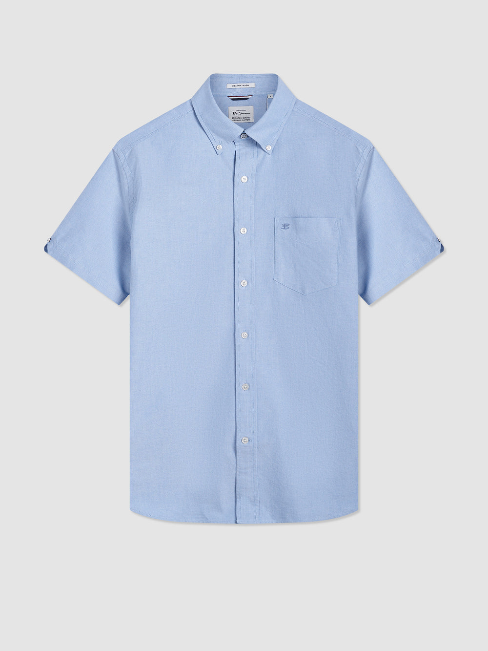 Ben Sherman Brighton Oxford Organic Shirts Blue | ZPCSRW-325