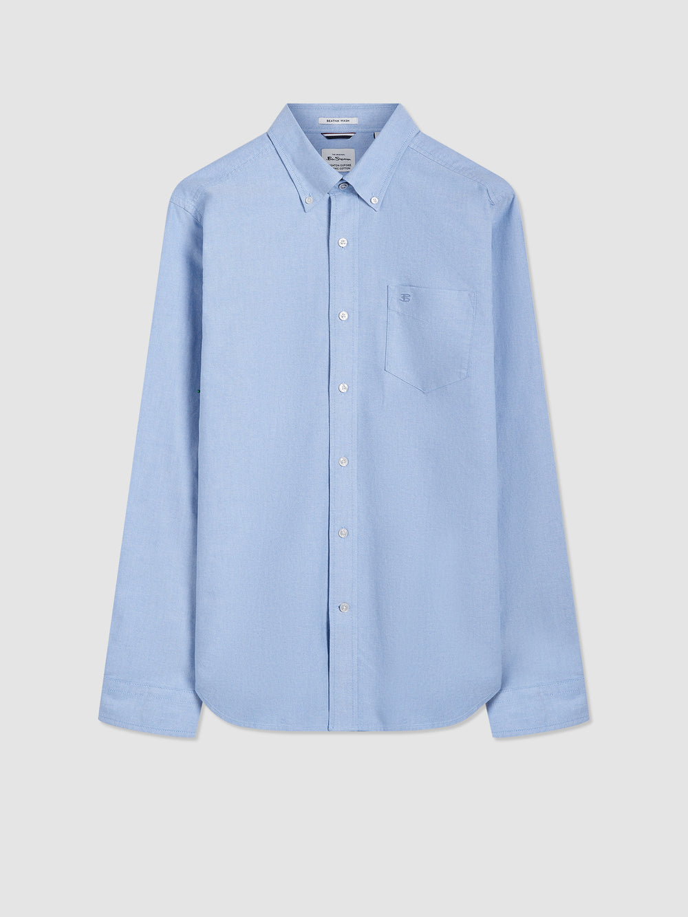 Ben Sherman Brighton Oxford Organic Shirts Blue | IUEKLV-139