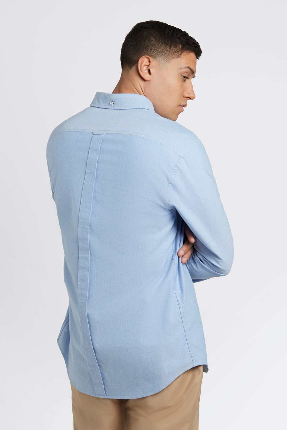 Ben Sherman Brighton Oxford Organic Shirts Blue | IUEKLV-139