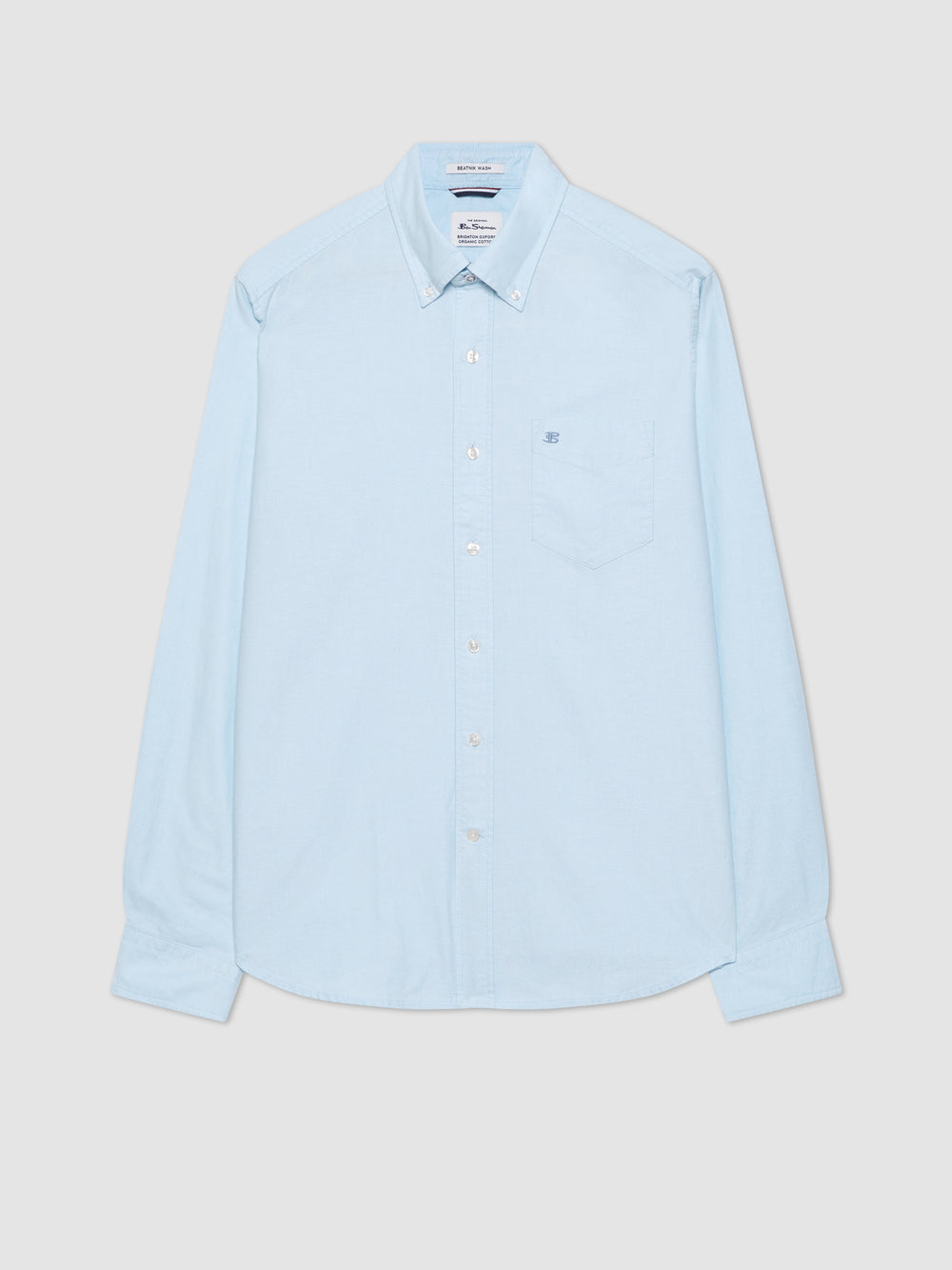 Ben Sherman Brighton Oxford Organic Shirts Blue | UOZANH-690