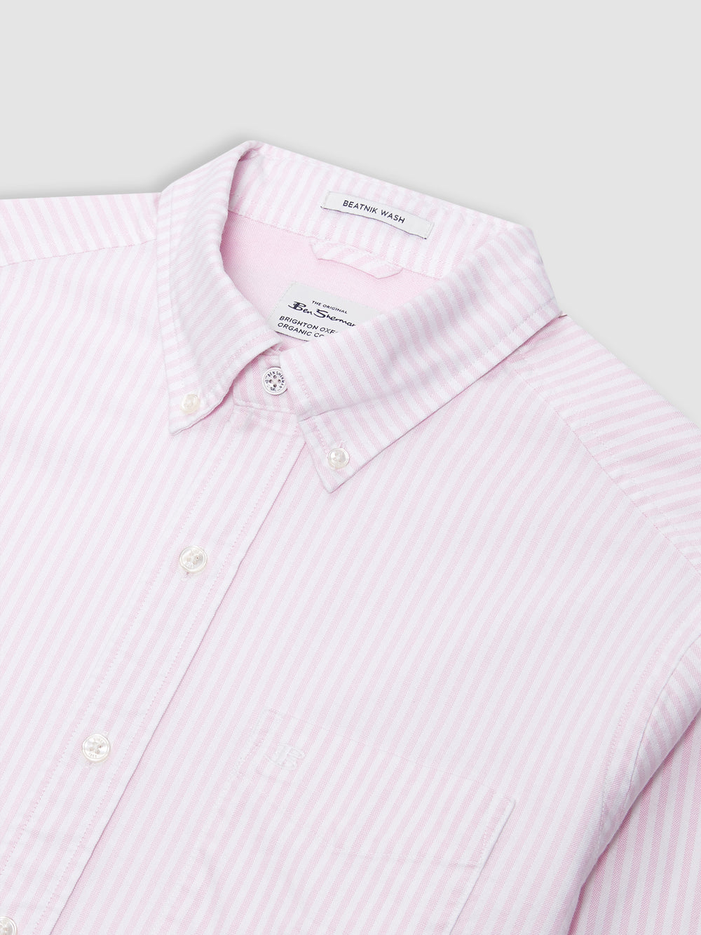 Ben Sherman Brighton Oxford Shirts Pink Stripes | UHRSQD-089