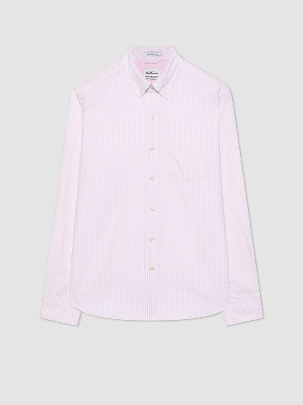 Ben Sherman Brighton Oxford Shirts Pink Stripes | UHRSQD-089