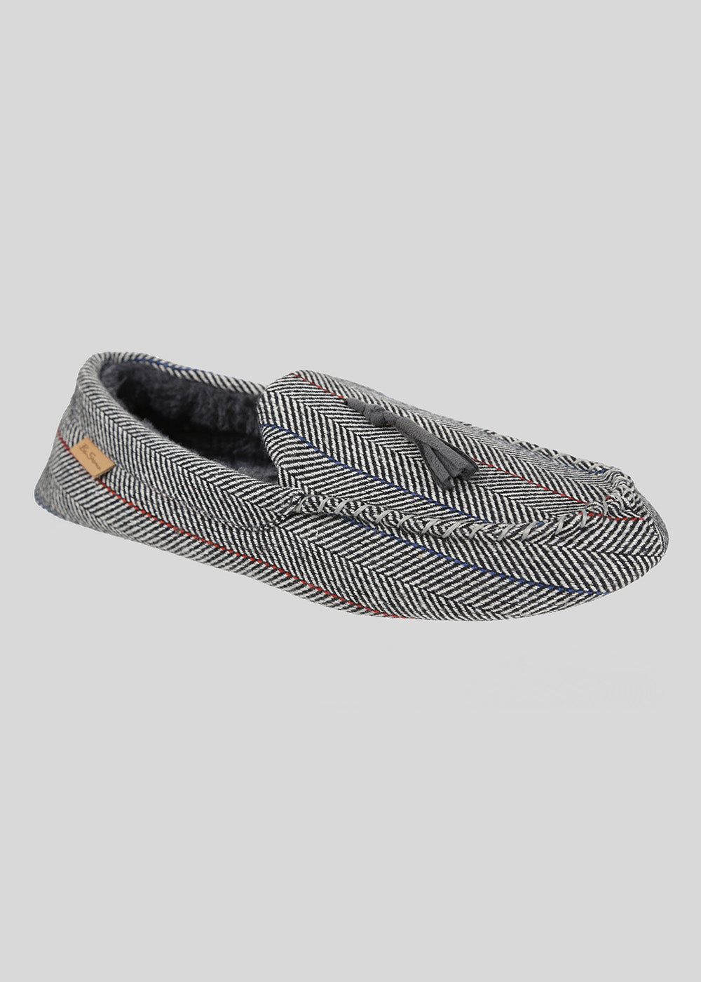 Ben Sherman Cliveden House Moccasin Slipper Grey | RWUXGQ-271