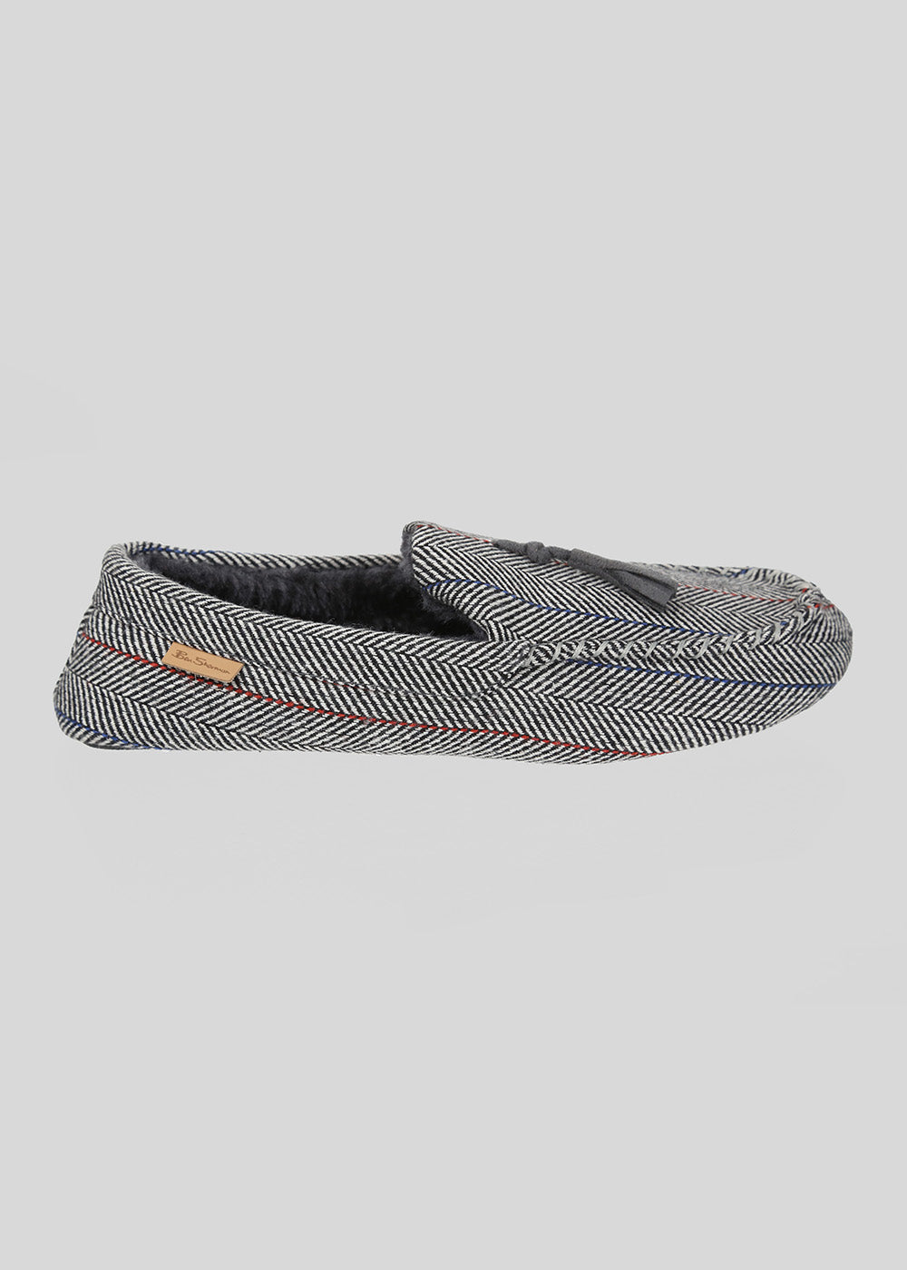 Ben Sherman Cliveden House Moccasin Slipper Grey | RWUXGQ-271