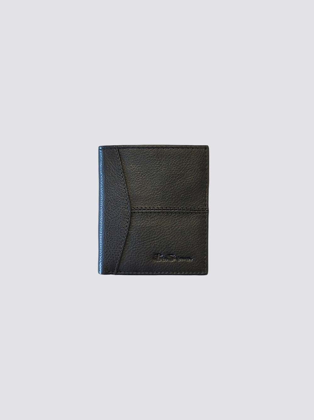 Ben Sherman Coles Leather Micro Wallets Black | USNWJL-487