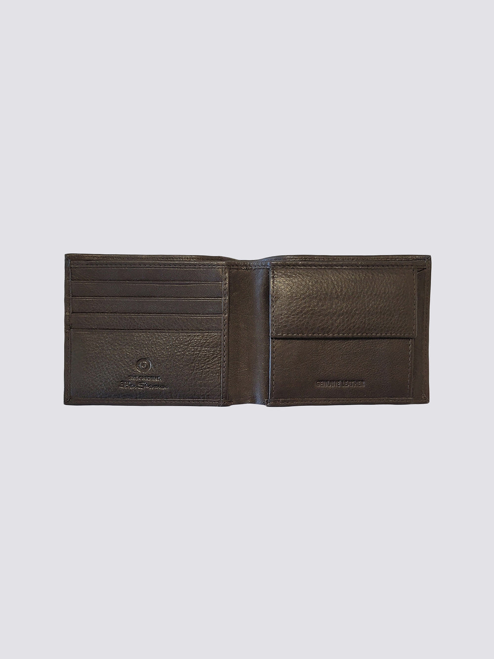 Ben Sherman Cooke Bill Fold Leather Wallets Brown | FSUXQJ-260