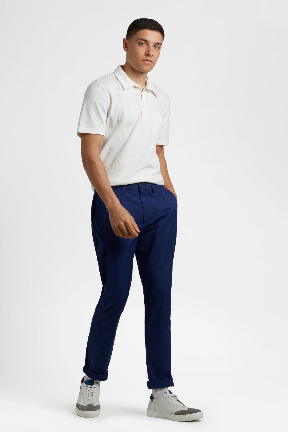 Ben Sherman Everyday Slim Fit Chino Pants Navy | RZJIUY-958