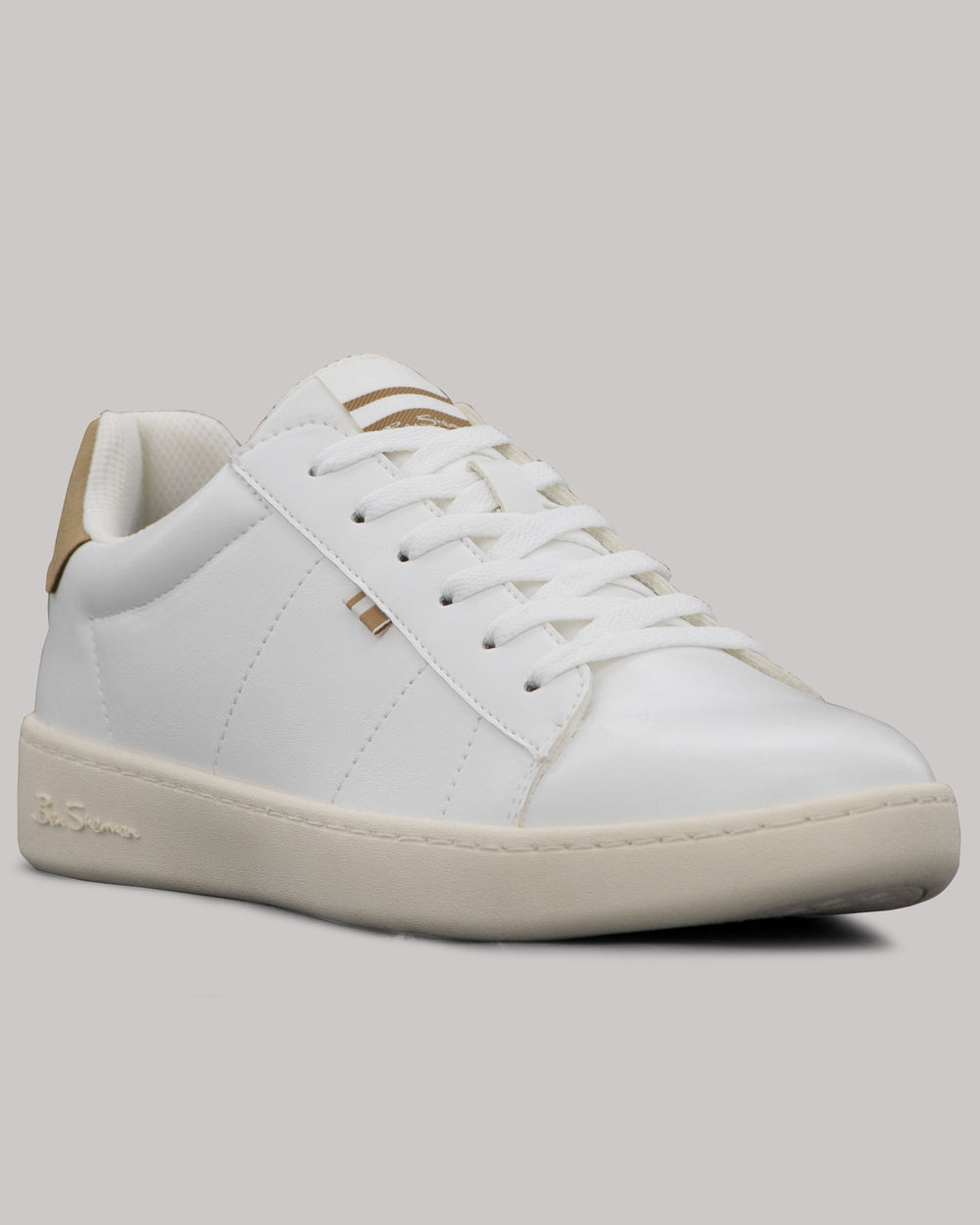 Ben Sherman Hampton Sneakers White / Brown | GSERJH-360