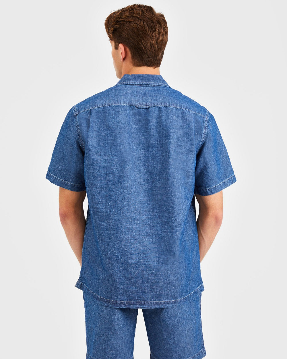 Ben Sherman Hastings Garment Dye Chambray Shirts Indigo | YNPCGE-950