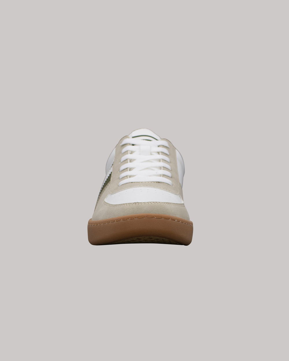 Ben Sherman Hyde Olive Stripe Sneakers White | BRQHGT-341