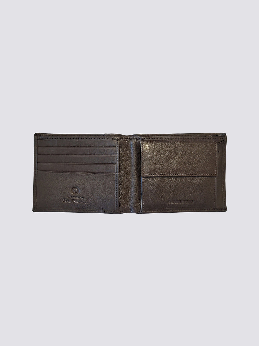 Ben Sherman Irvine Bill Fold Leather Wallets Brown | VICEGP-197