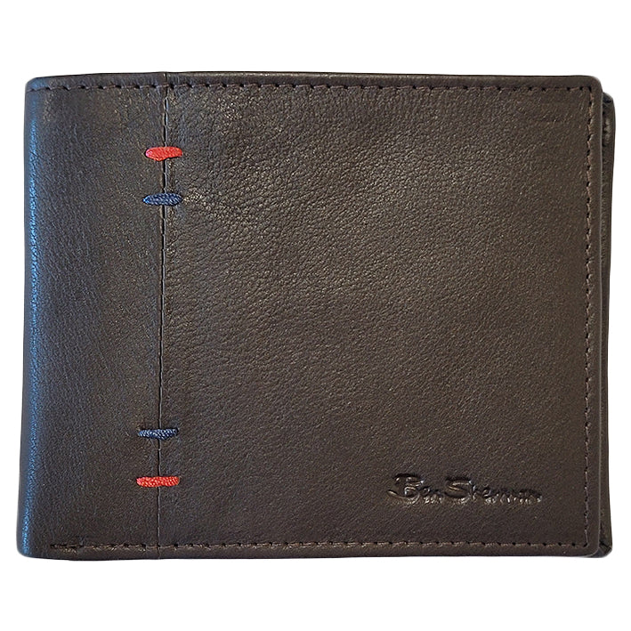 Ben Sherman Irvine Bill Fold Leather Wallets Brown | VICEGP-197