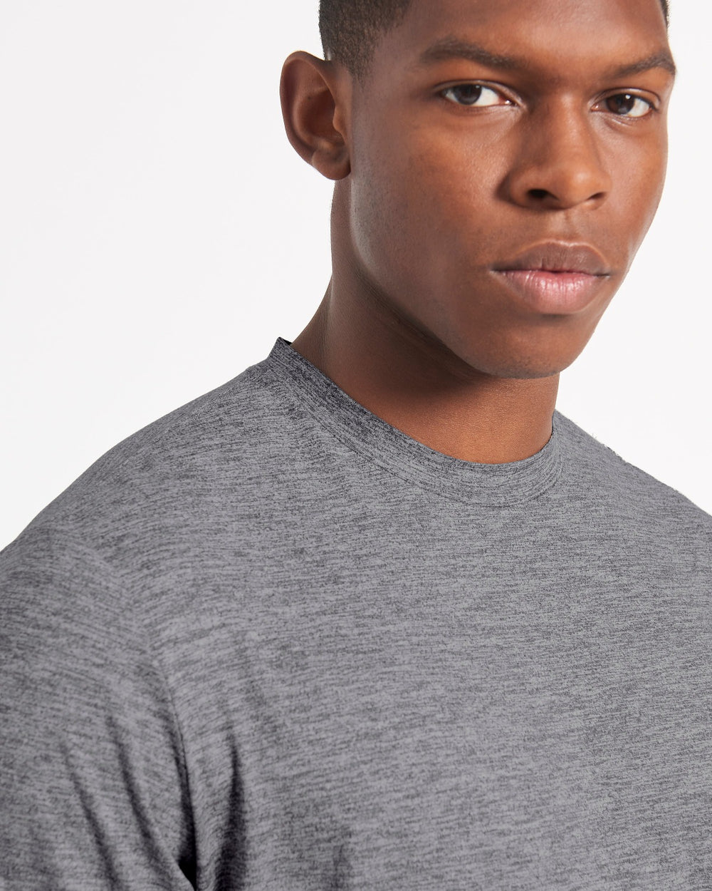 Ben Sherman Performance Stretch Marl T-Shirt Grey | WHUMED-107