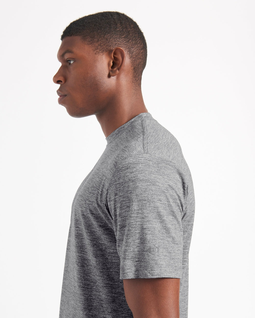 Ben Sherman Performance Stretch Marl T-Shirt Grey | WHUMED-107