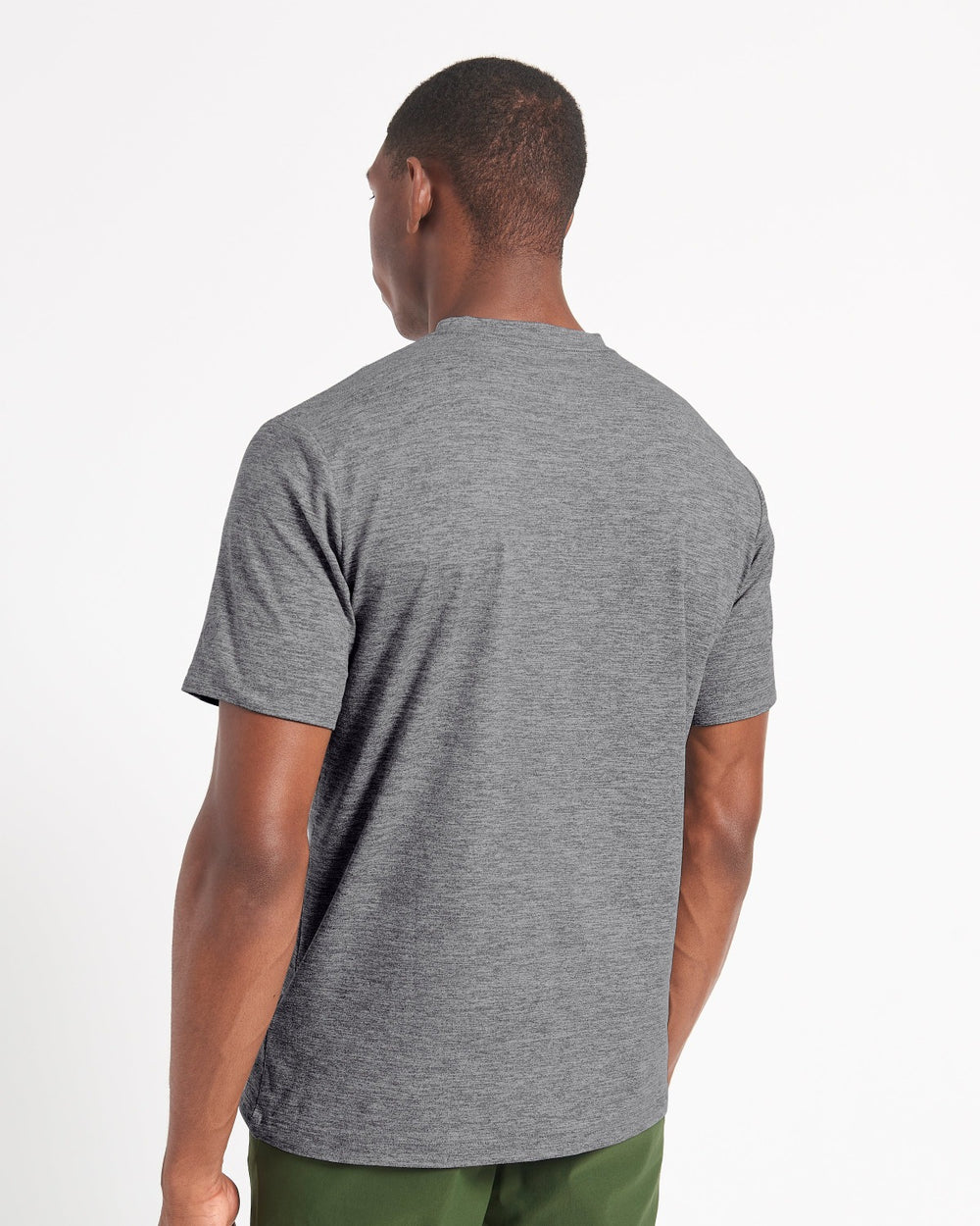 Ben Sherman Performance Stretch Marl T-Shirt Grey | WHUMED-107