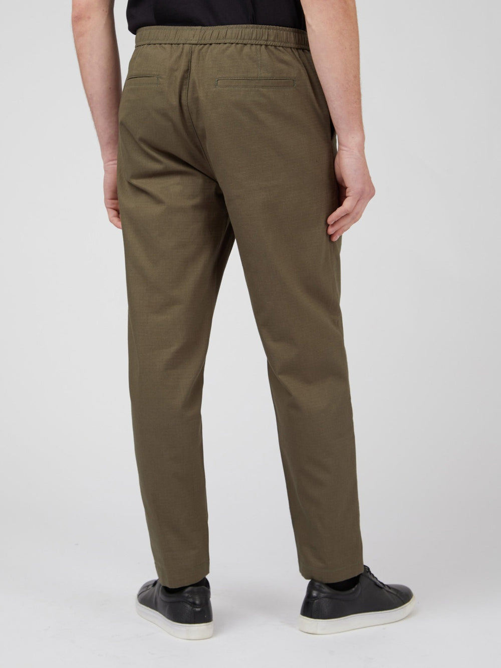 Ben Sherman Ripstop Casual Workwear Pants Green | HOYRIX-651