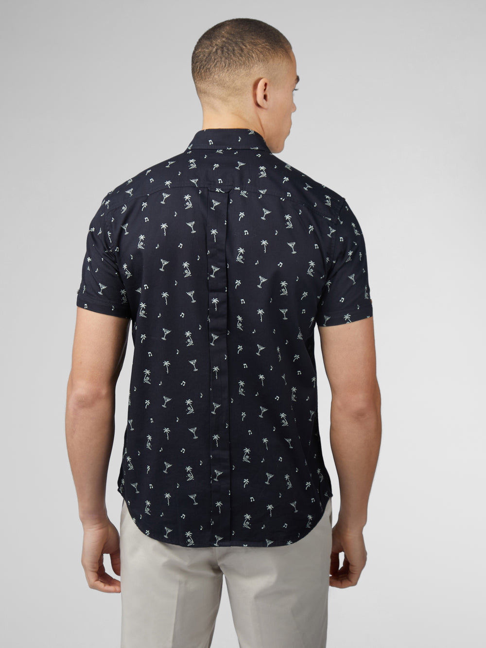 Ben Sherman Scattered Shirts Black | ELMRPC-923