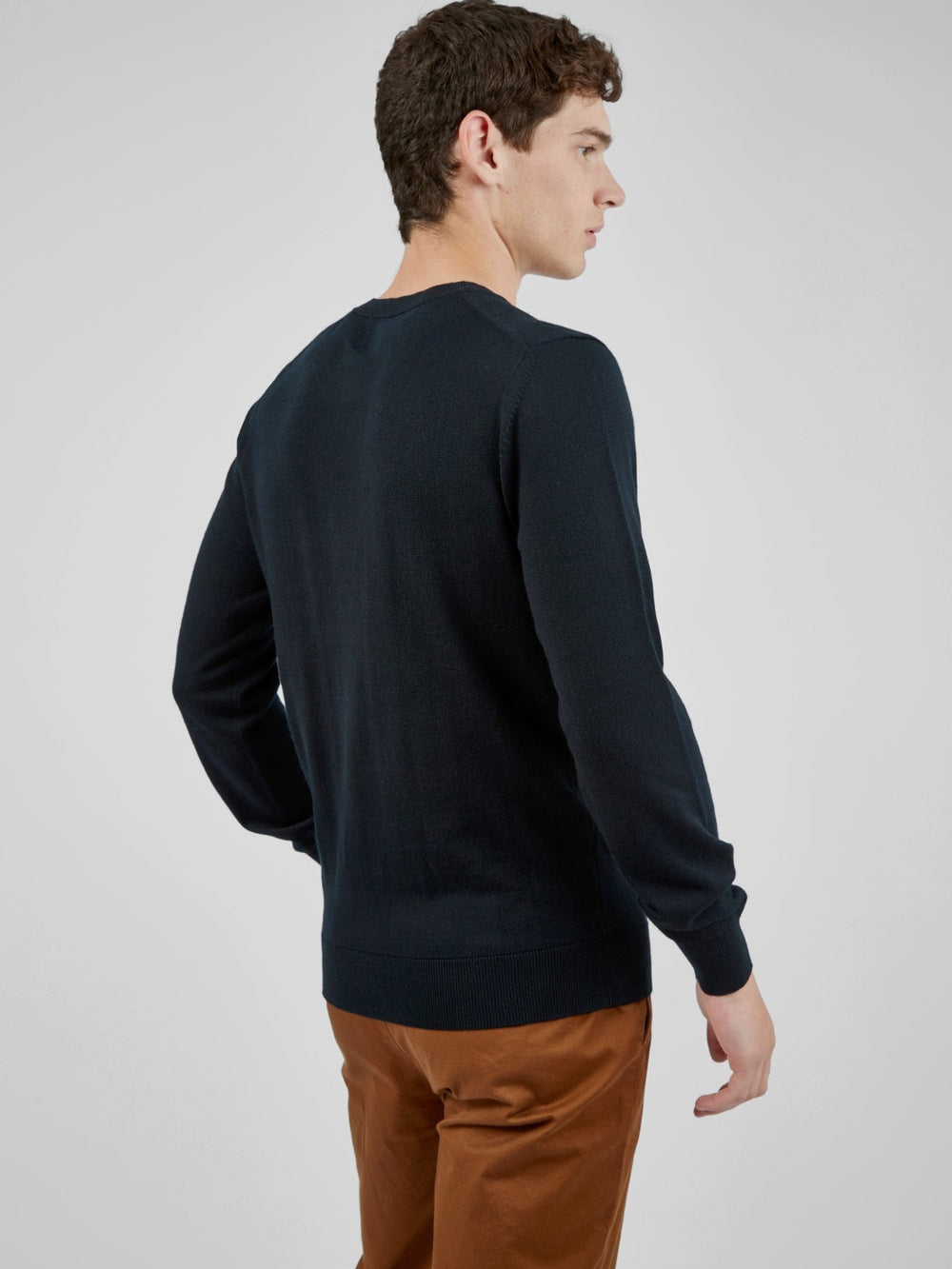 Ben Sherman Signature Crewneck Knitwear Black | XMDRHN-910