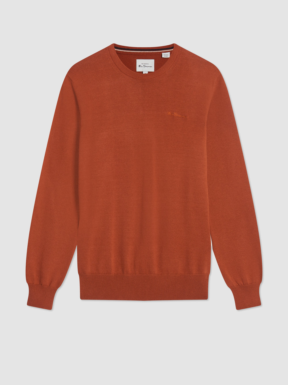 Ben Sherman Signature Crewneck Knitwear Orange | WXUEBK-581