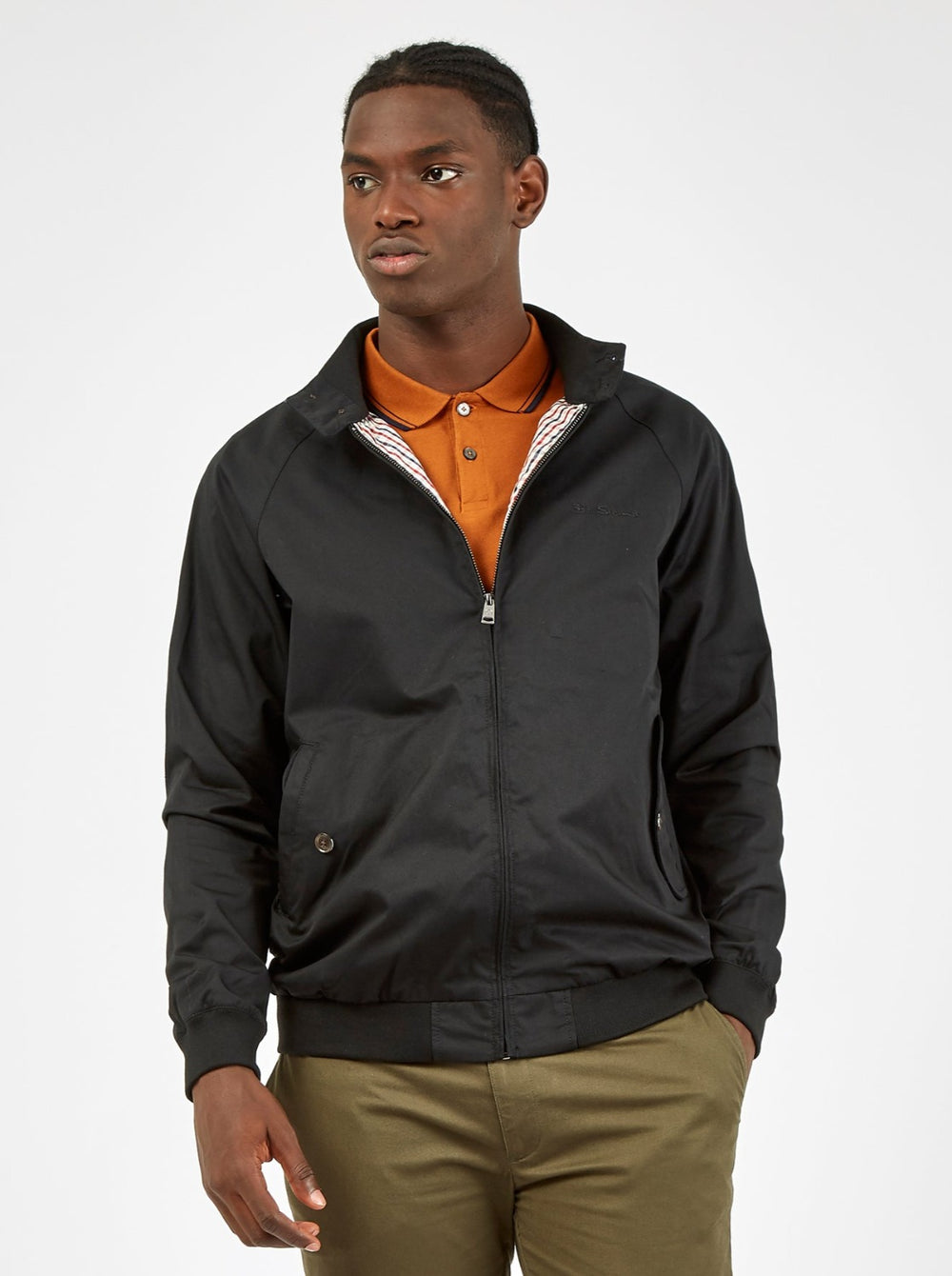 Ben Sherman Signature Harrington Jackets Black | TRHVNA-096