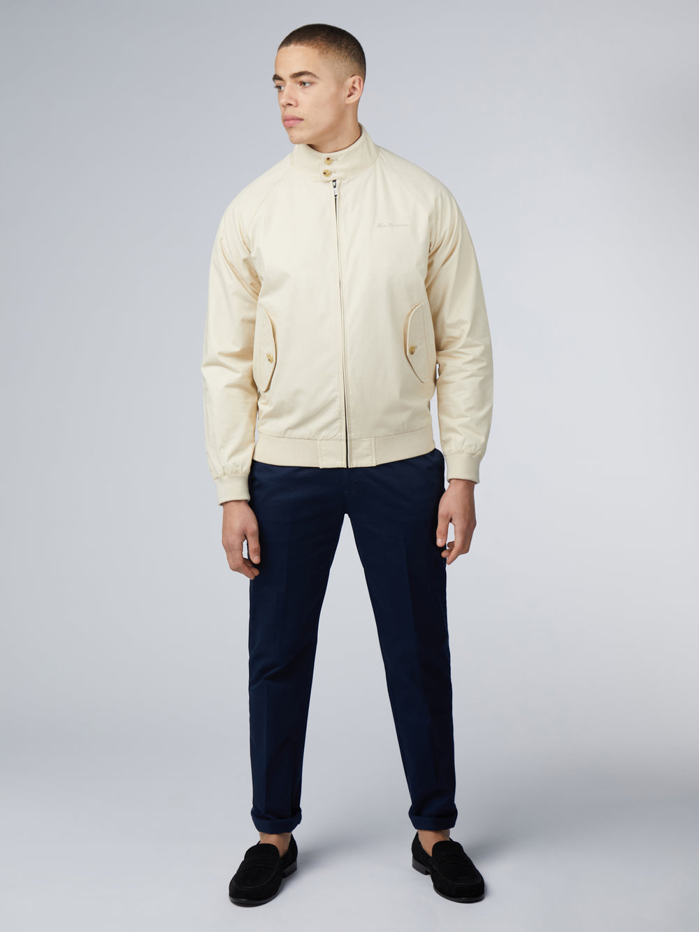 Ben Sherman Signature Harrington Jackets Cream | GEPQMD-289