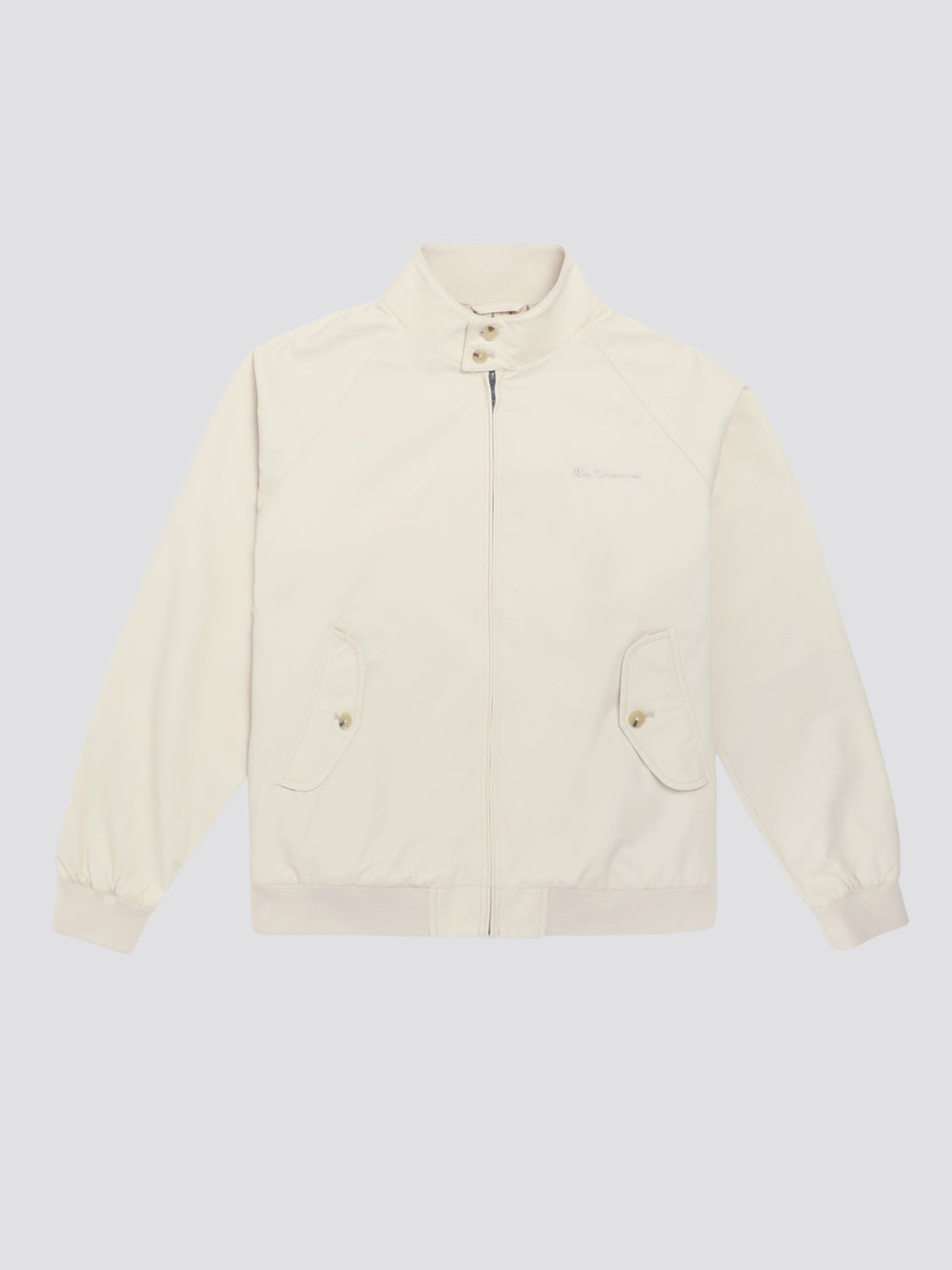 Ben Sherman Signature Harrington Jackets Cream | GEPQMD-289