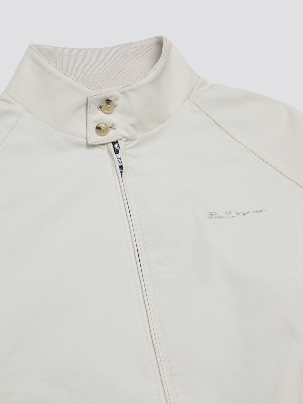 Ben Sherman Signature Harrington Jackets Cream | GEPQMD-289