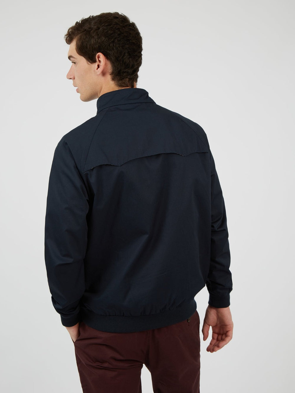 Ben Sherman Signature Harrington Jackets Navy | KVWRIC-014