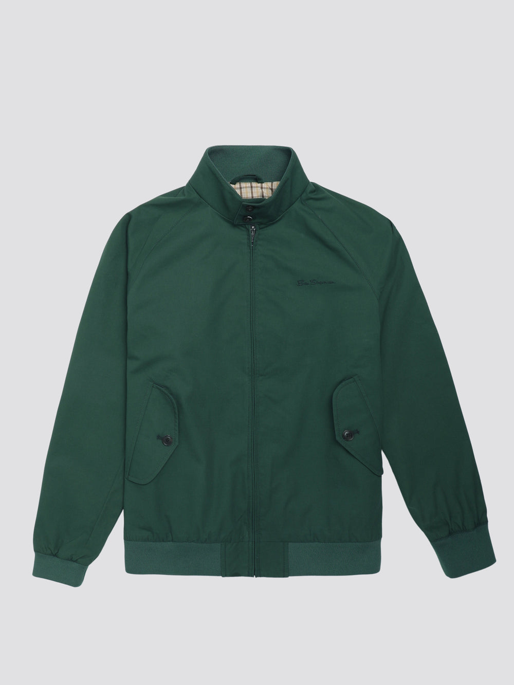 Ben Sherman Signature Harrington Jackets Green | FKCSLE-235