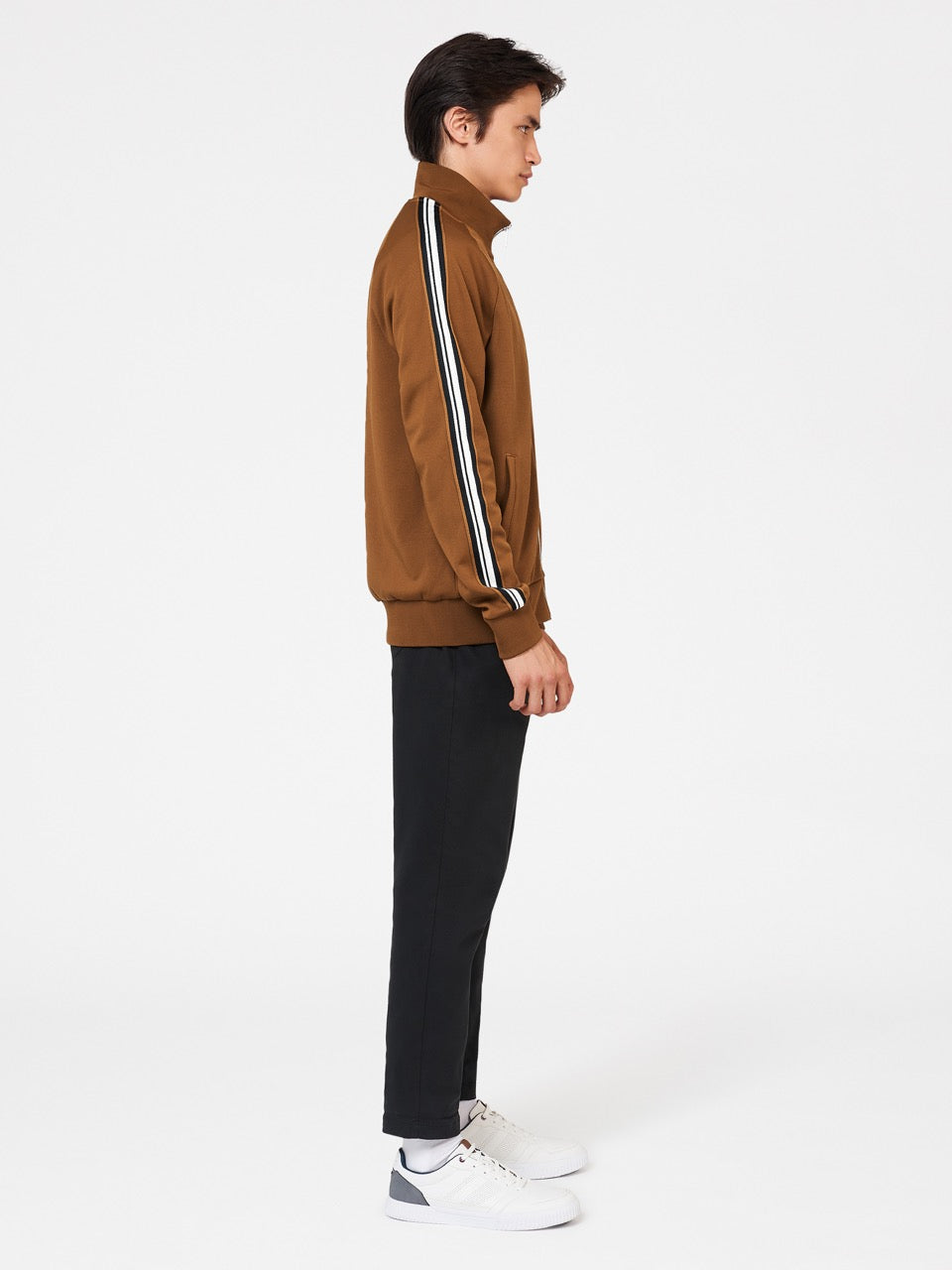 Ben Sherman Signature House Taped Track Jackets Brown | UADXGQ-173