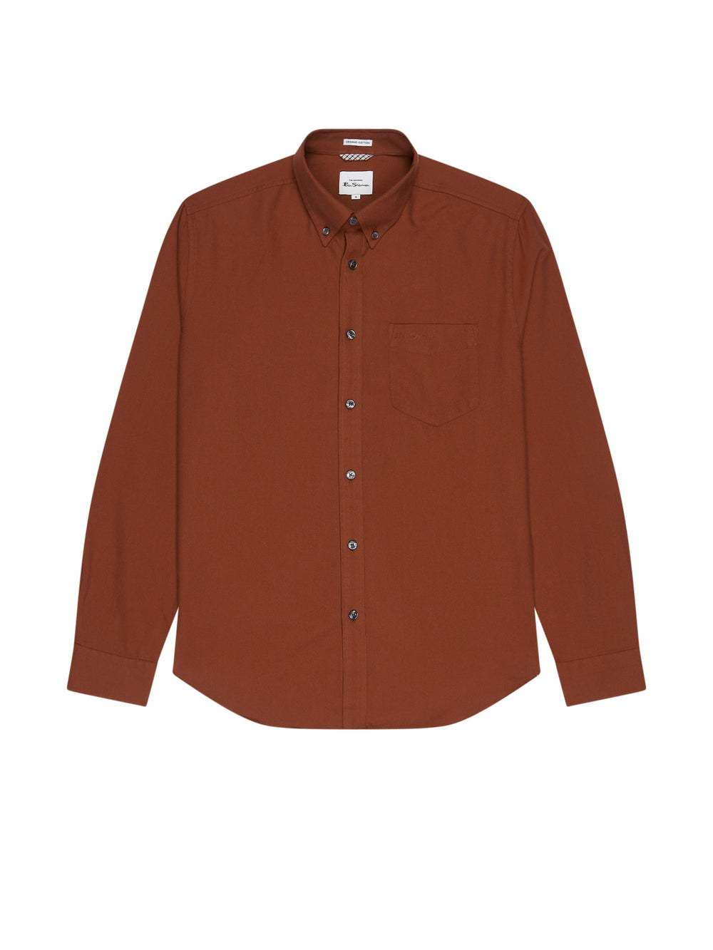 Ben Sherman Signature Long-Sleeve Oxford Shirts Orange | RQZACB-421